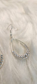 گوشواره طرح اشک نگین دار